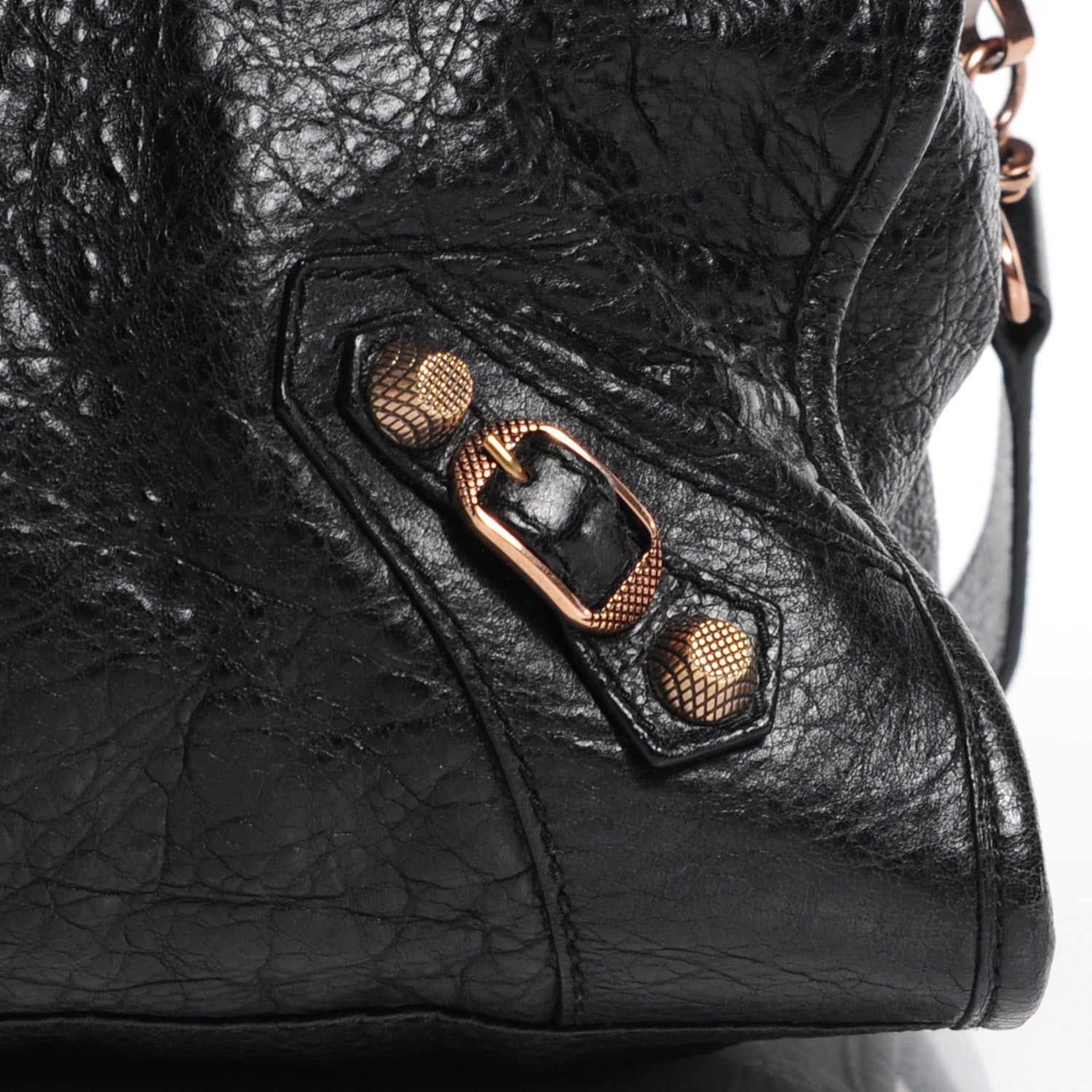 Balenciaga Agneau Giant 12 Rose Gold Hardware Part Time Black 3 of 14