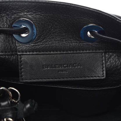 Balenciaga Veau Papier Plate Bucket XS Black 7 of 10