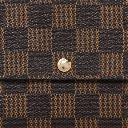 Louis Vuitton Damier Ebene Sarah Wallet 9 of 12