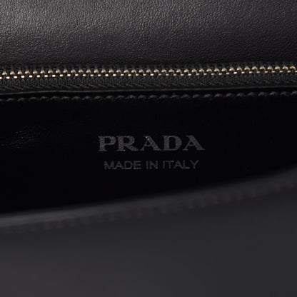 Prada City Calfskin Saffiano Racing Logo Elektra Shoulder Bag Fuxia Black 6 of 8