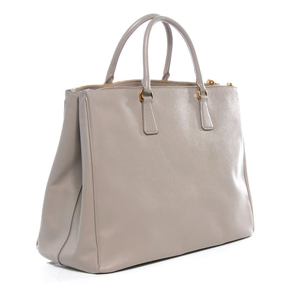 Prada Saffiano Lux Large Double Zip Tote Pomice 3 of 8