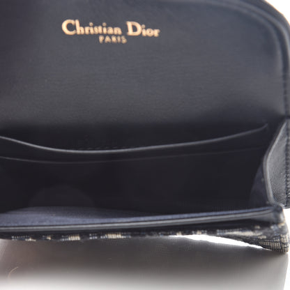 Christian Dior Oblique Saddle Card Holder Blue 4 of 6