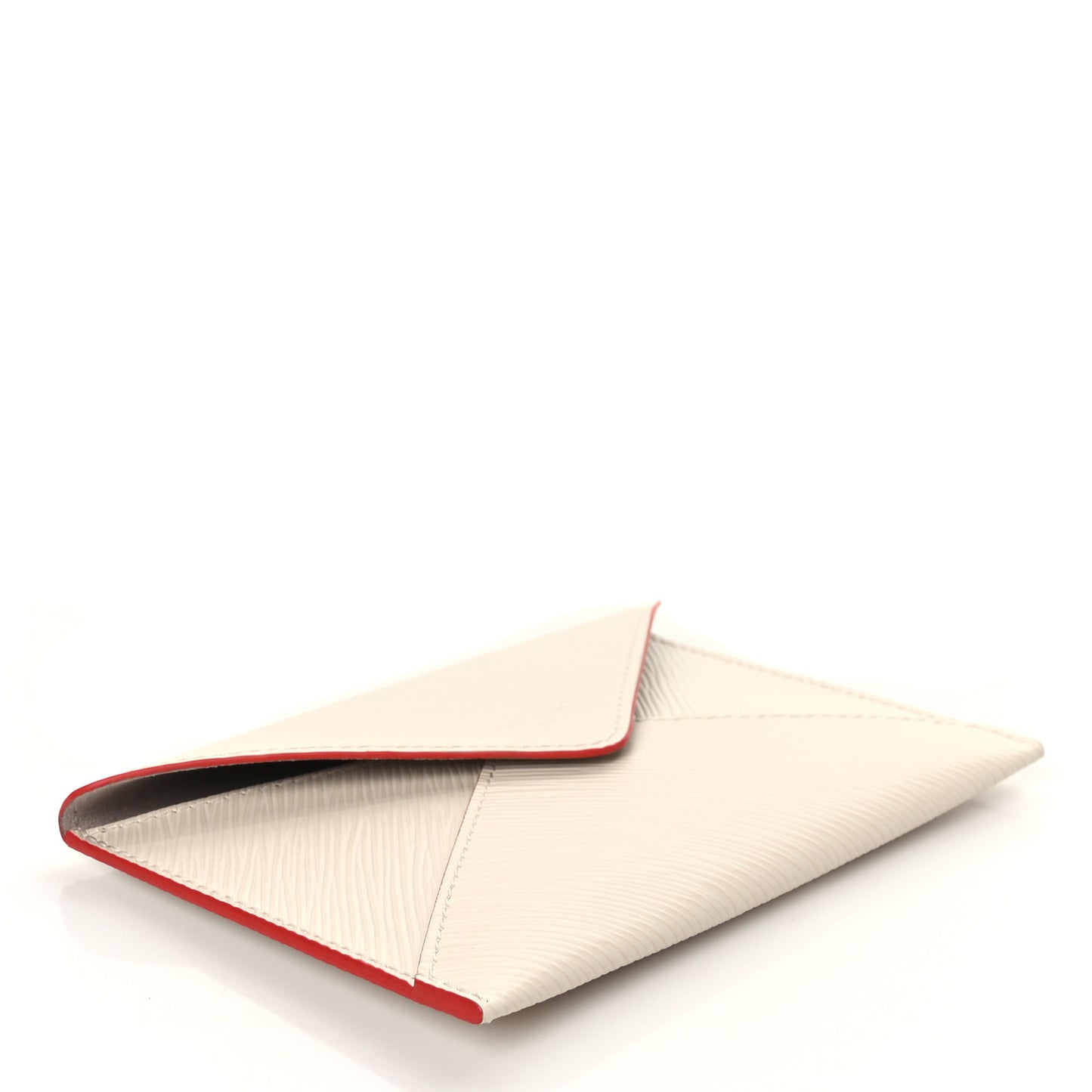 Epi Medium Kirigami Pochette Insert Ivory Scarlet