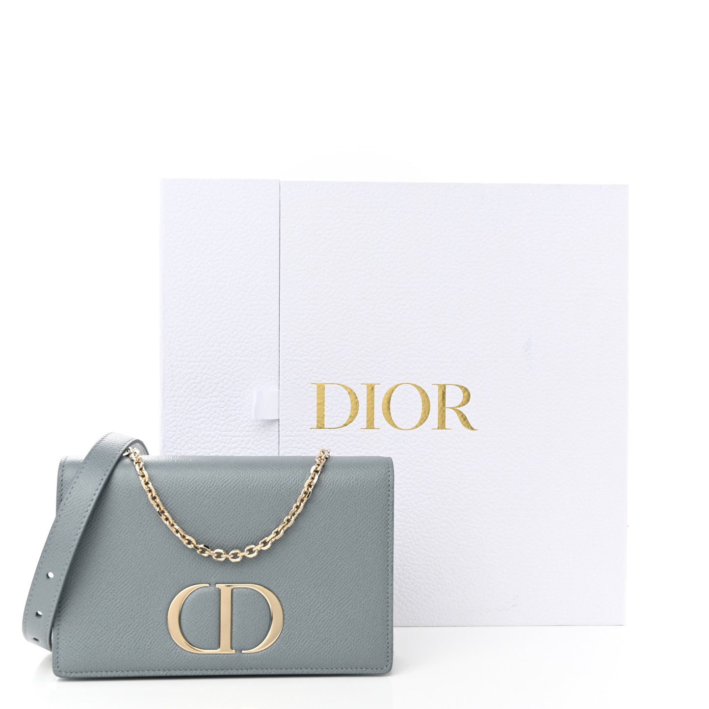 Calfskin 30 Montaigne 2 in 1 Pouch Cloud Blue