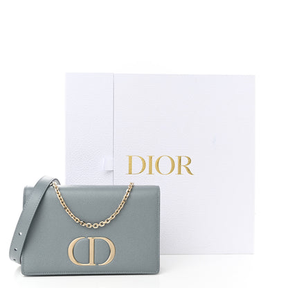 Christian Dior Calfskin 30 Montaigne 2 in 1 Pouch Cloud Blue 12 of 12