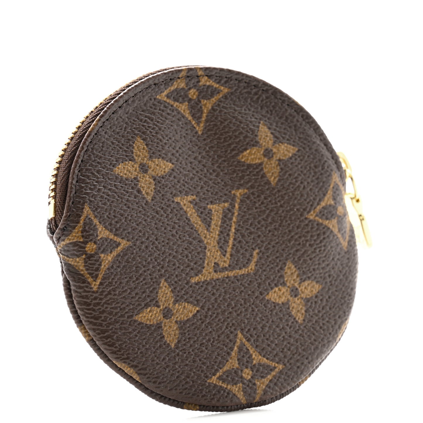Monogram 2019 Christmas Animation Round Coin Purse Blue