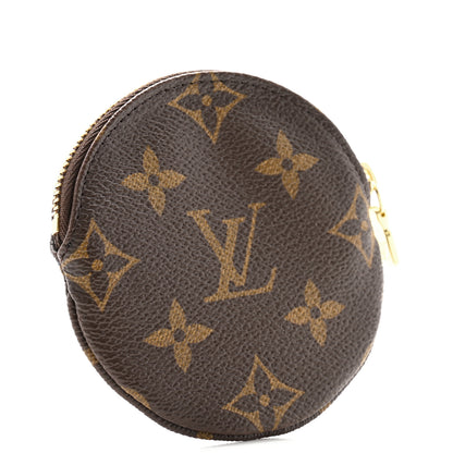 Louis Vuitton Monogram 2019 Christmas Animation Round Coin Purse Blue 3 of 6