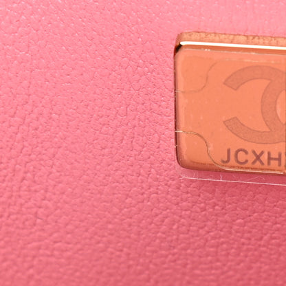 Chanel Caviar Quilted Jumbo Double Flap Dark Pink 6 of 8