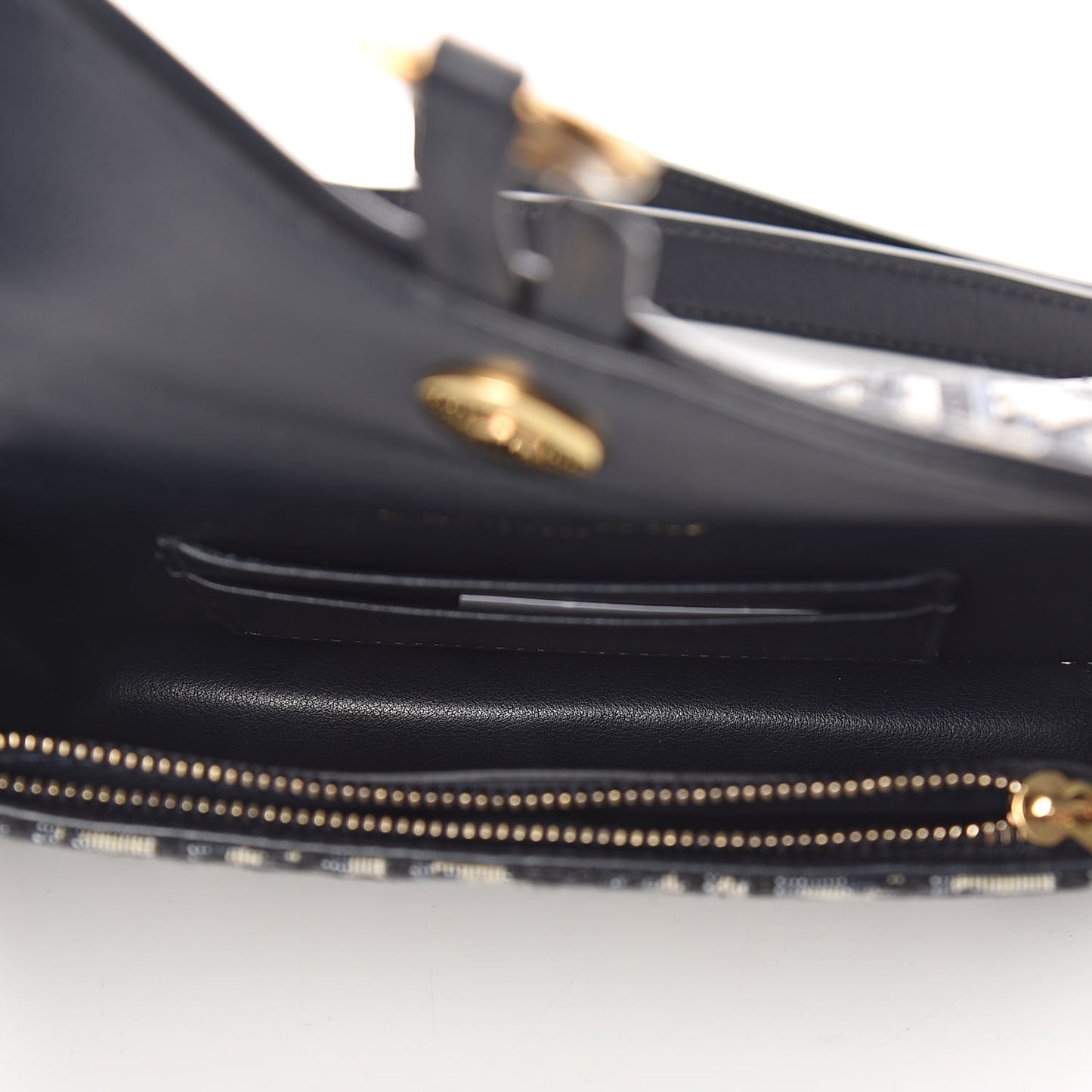 Oblique Saddle Belt Bag Blue