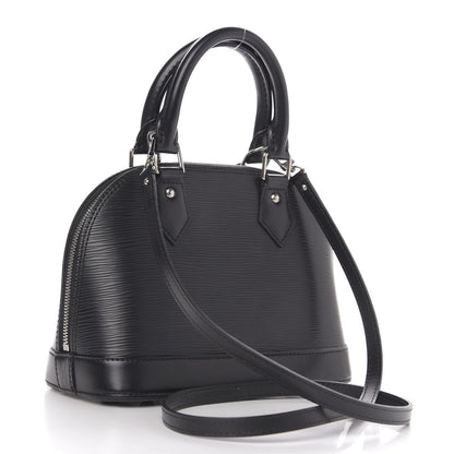 Louis Vuitton Epi Alma BB Black 3 of 9