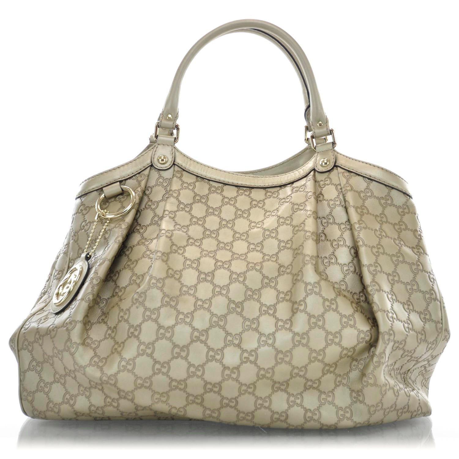 Gucci Guccissima Large Sukey Champagne 1 of 9