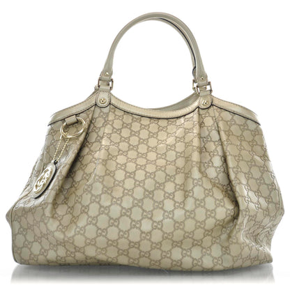 Gucci Guccissima Large Sukey Champagne 1 of 9