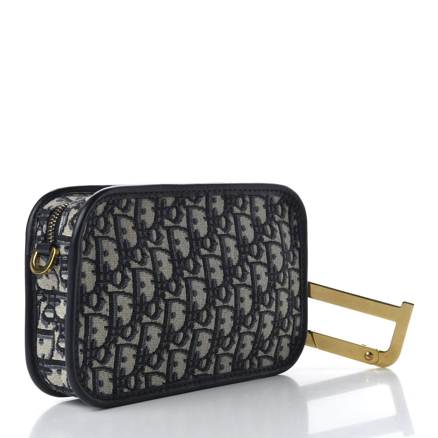 Christian Dior Oblique Diorquake Clutch Blue 3 of 10