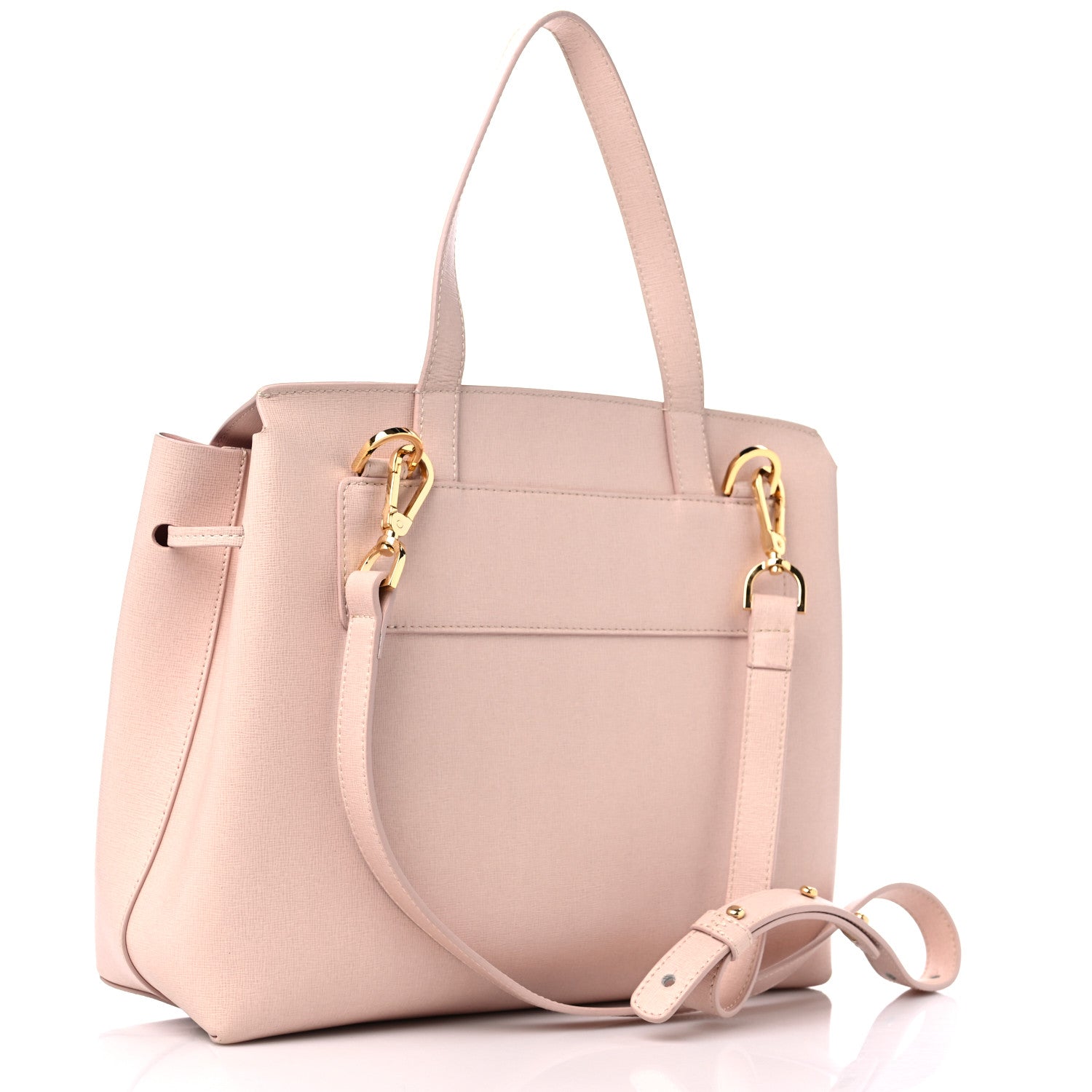 Mansur Gavriel Saffiano Lady Bag Rosa 2 of 10