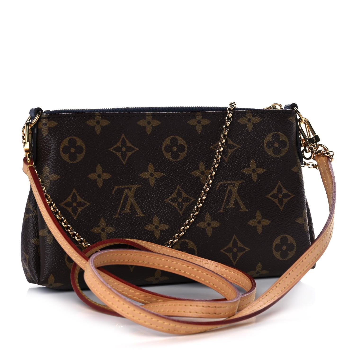 Louis Vuitton Monogram Pallas Clutch Blue Marine 3 of 11