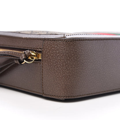 Gucci GG Supreme Monogram Web Small Ophidia Top Handle Shoulder Bag Brown 9 of 11