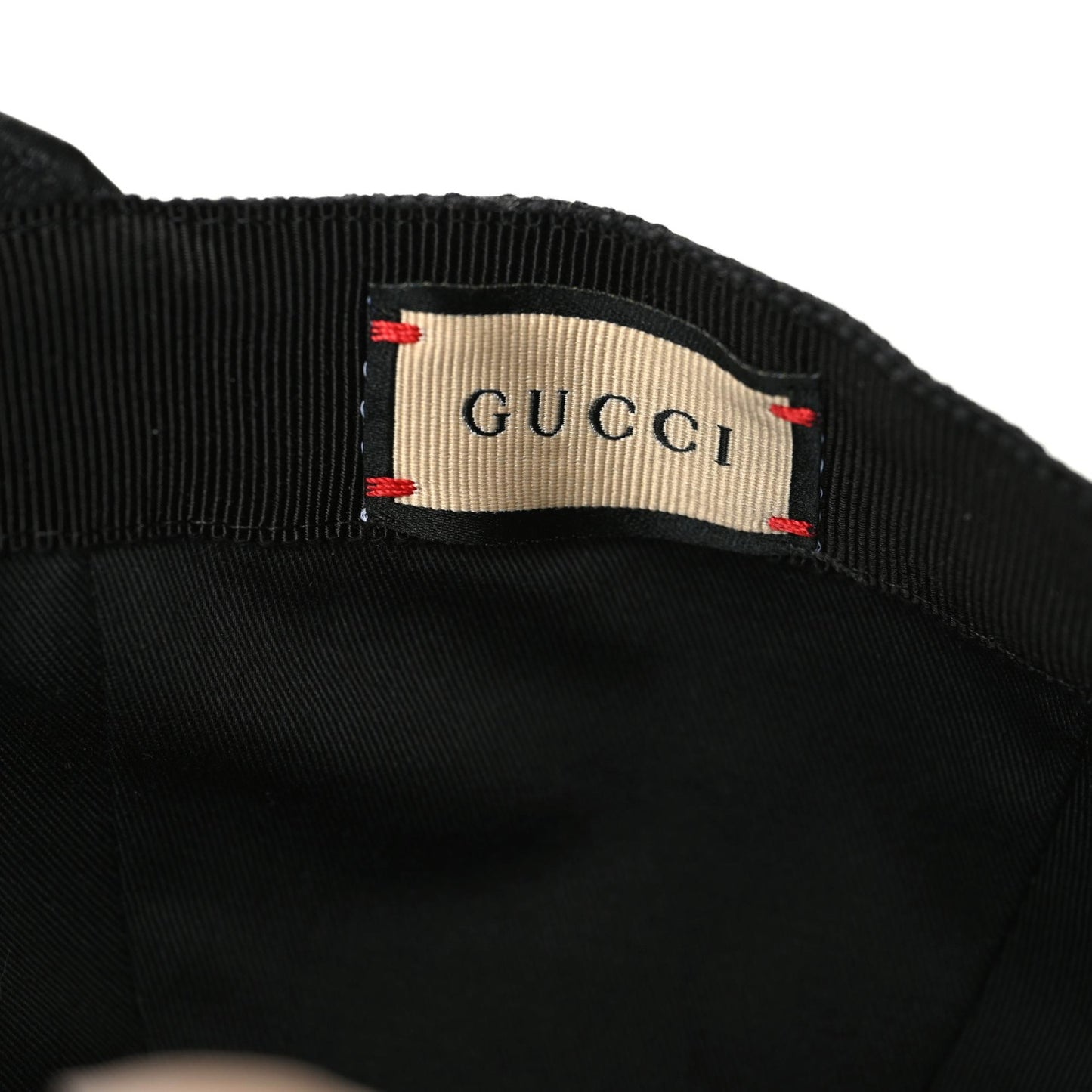 Monogram Web Baseball Hat M Black