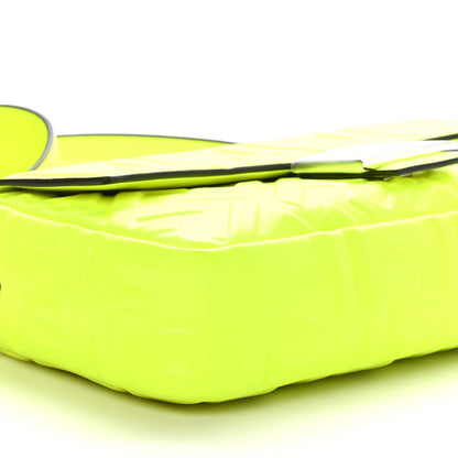Fendi Nappa FF 1974 Embossed Baguette Yellow Fluo 10 of 10