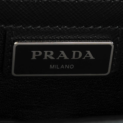 Prada Saffiano Briefcase Nero Black 6 of 9