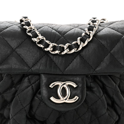 Chanel Washed Lambskin Quilted Mini Chain Around Flap Black 8 of 12