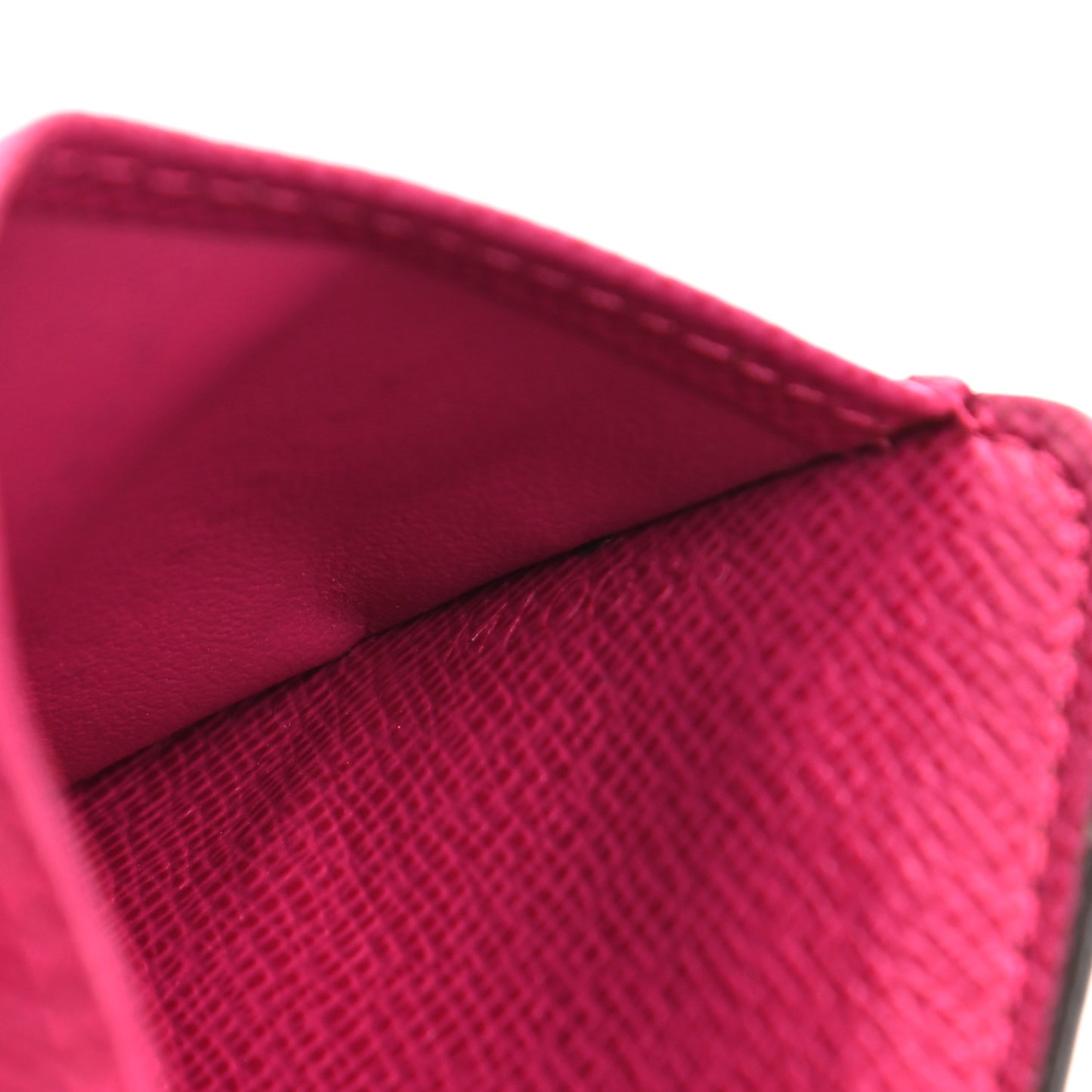 Monogram Perforated Compact Zipped Wallet Fuchsia