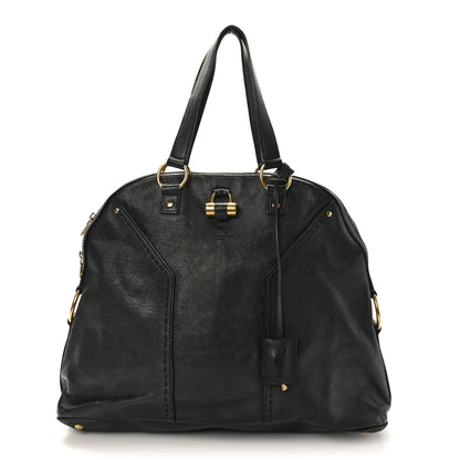 Saint Laurent Calfskin Oversized Muse Black 1 of 9