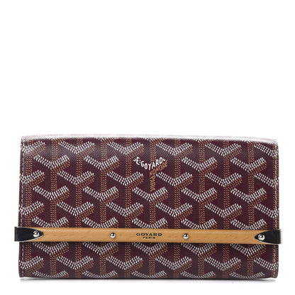 Goyard Goyardine Monte Carlo Bois Clutch Bordeaux 1 of 9