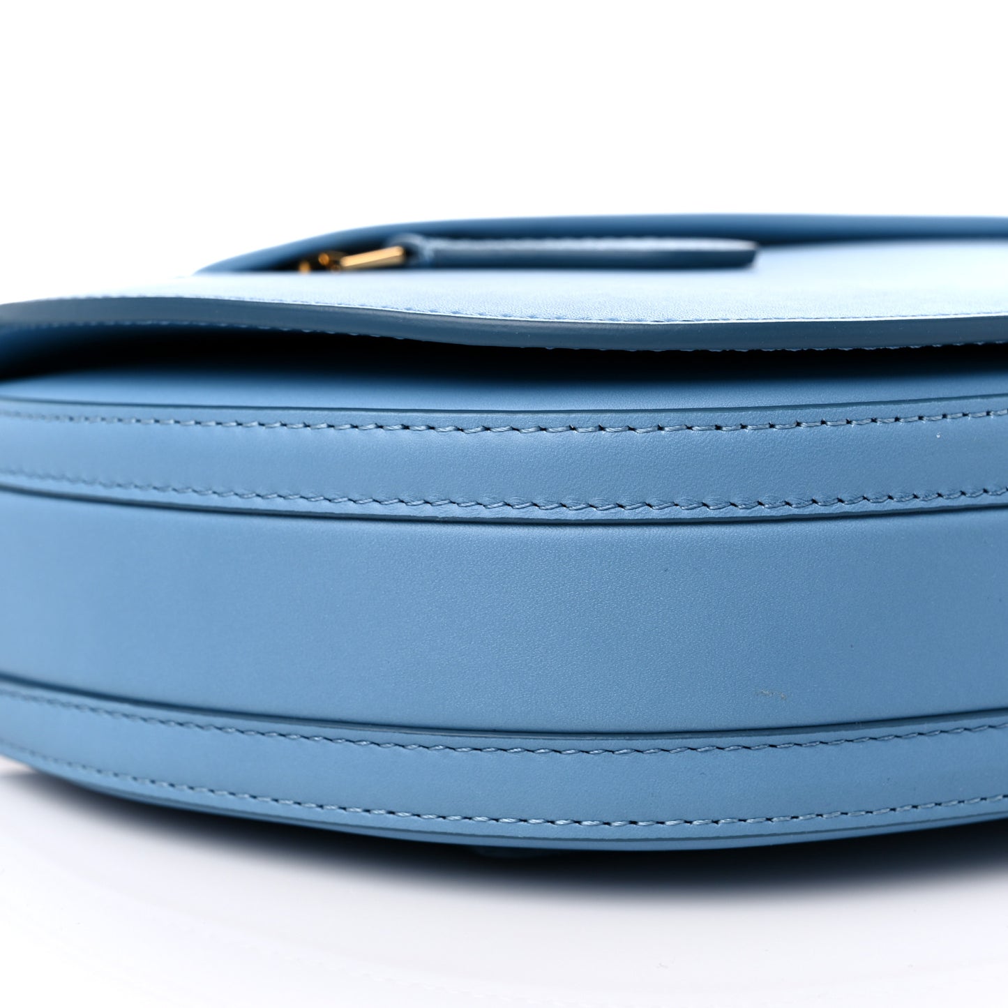 Calfskin Small Olympia Shoulder Bag Blue