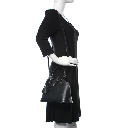 Louis Vuitton Epi Alma BB Black 2 of 10