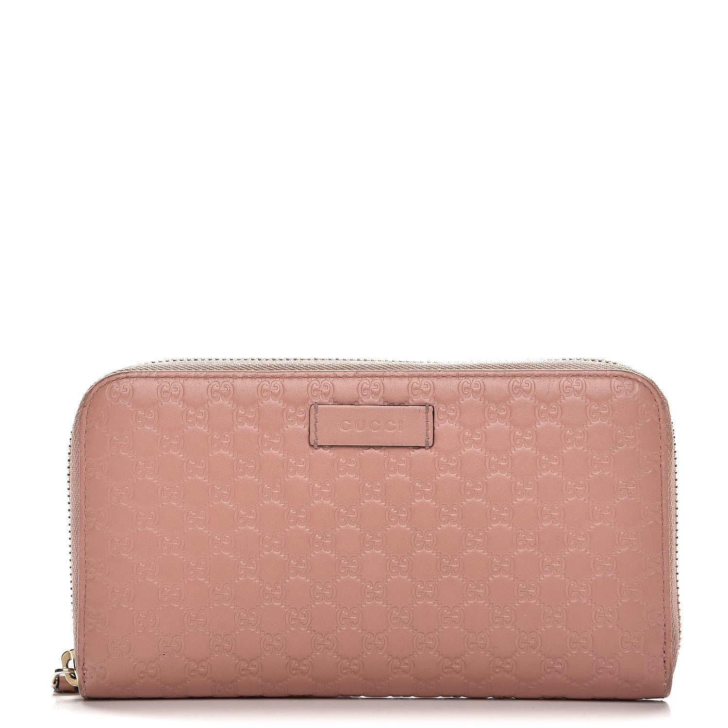 Gucci Microguccissima Zip Around Wallet Soft Pink 1 of 12