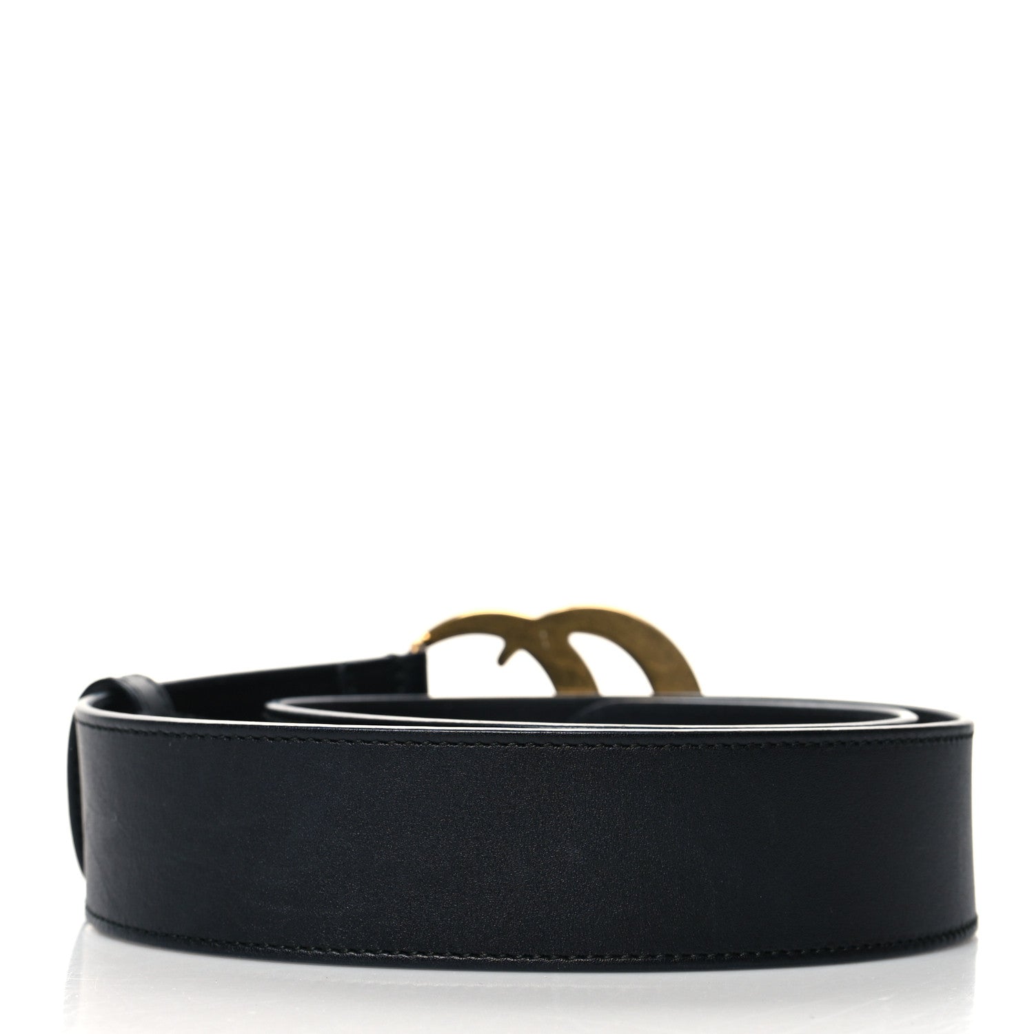 Gucci Calfskin Double G 40mm Belt 75 30 Black 2 of 7