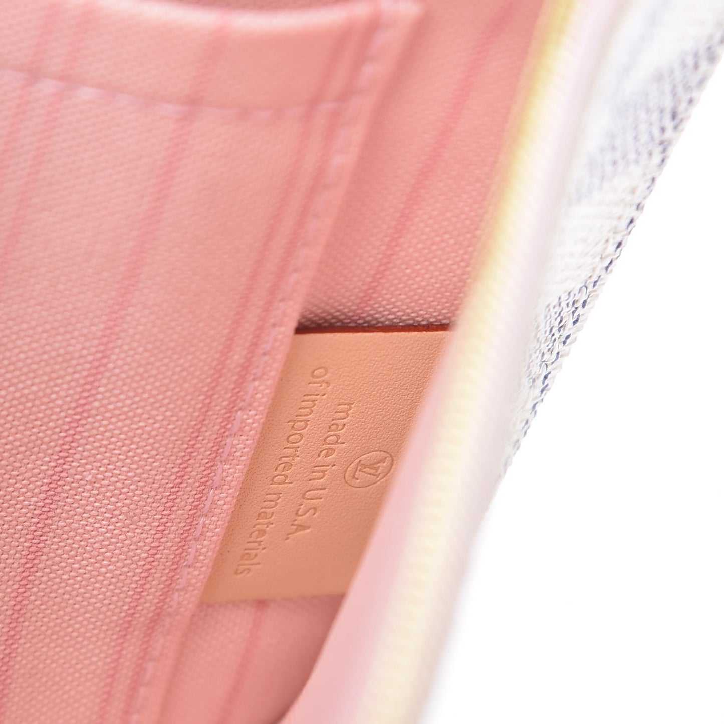 Damier Azur Neverfull MM GM Pochette Rose Ballerine