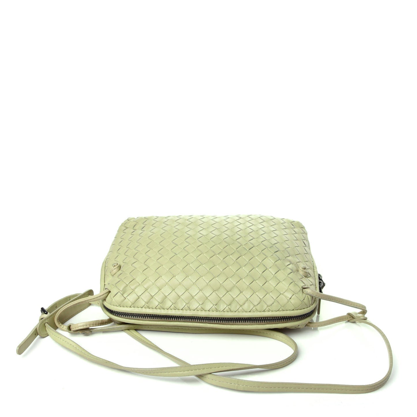 Nappa Intrecciato Nodini Bag Green