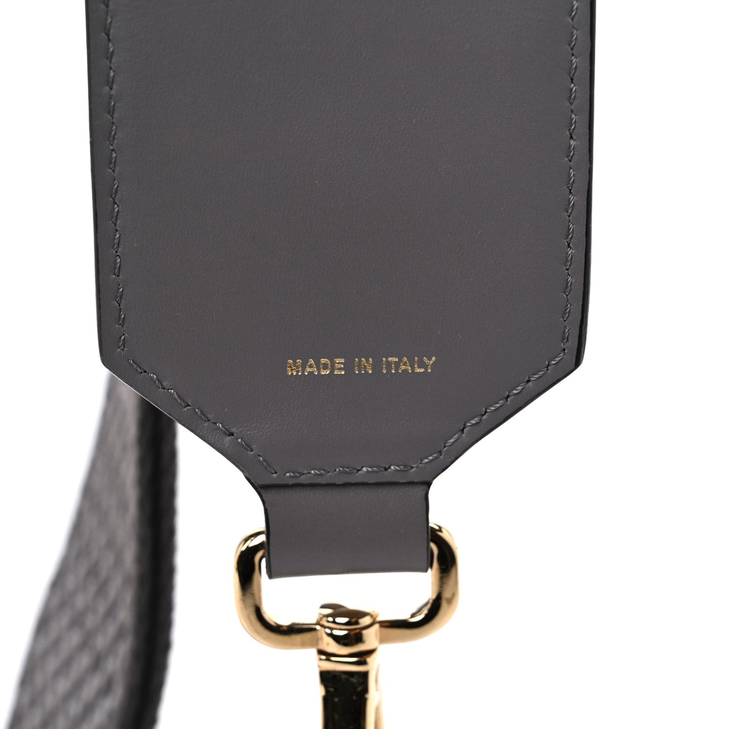 Ribbon Vitello King Logo Embossed Gingham Woven Adjustable Strap You Moon Ghiaia