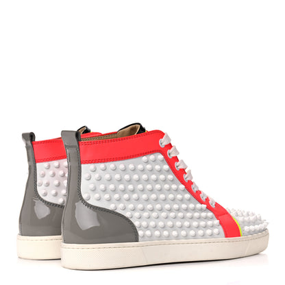 Christian Louboutin Calfskin Patent Louis Spikes Flat Sneakers 38.5 Multicolor 4 of 11