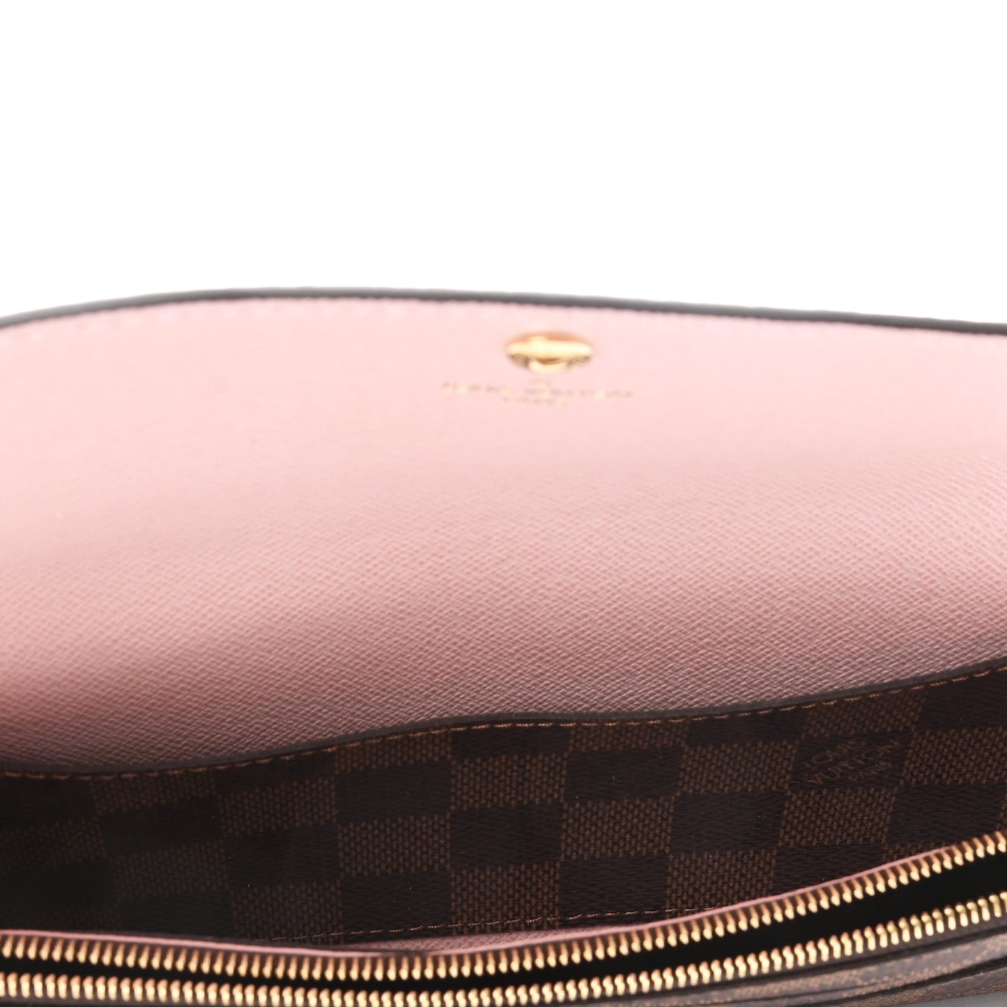 Damier Ebene Emilie Wallet Rose Ballerine