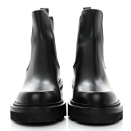 Louis Vuitton Calfskin Monogram Beaubourg Ankle Boots 39.5 Black 2 of 8