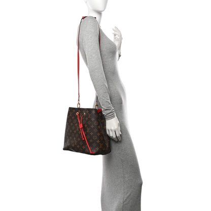 Louis Vuitton Monogram Neonoe MM  Coquelicot 2 of 13