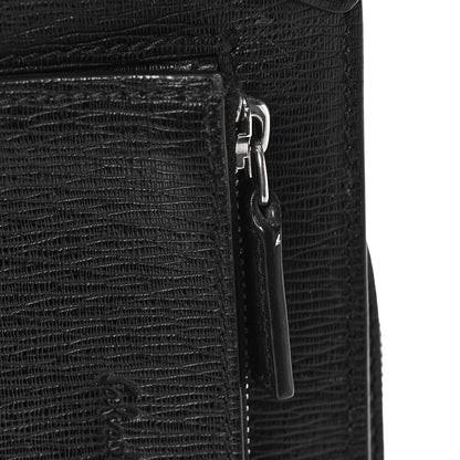 Salvatore Ferragamo Calfskin Wristlet Clutch Black 9 of 9
