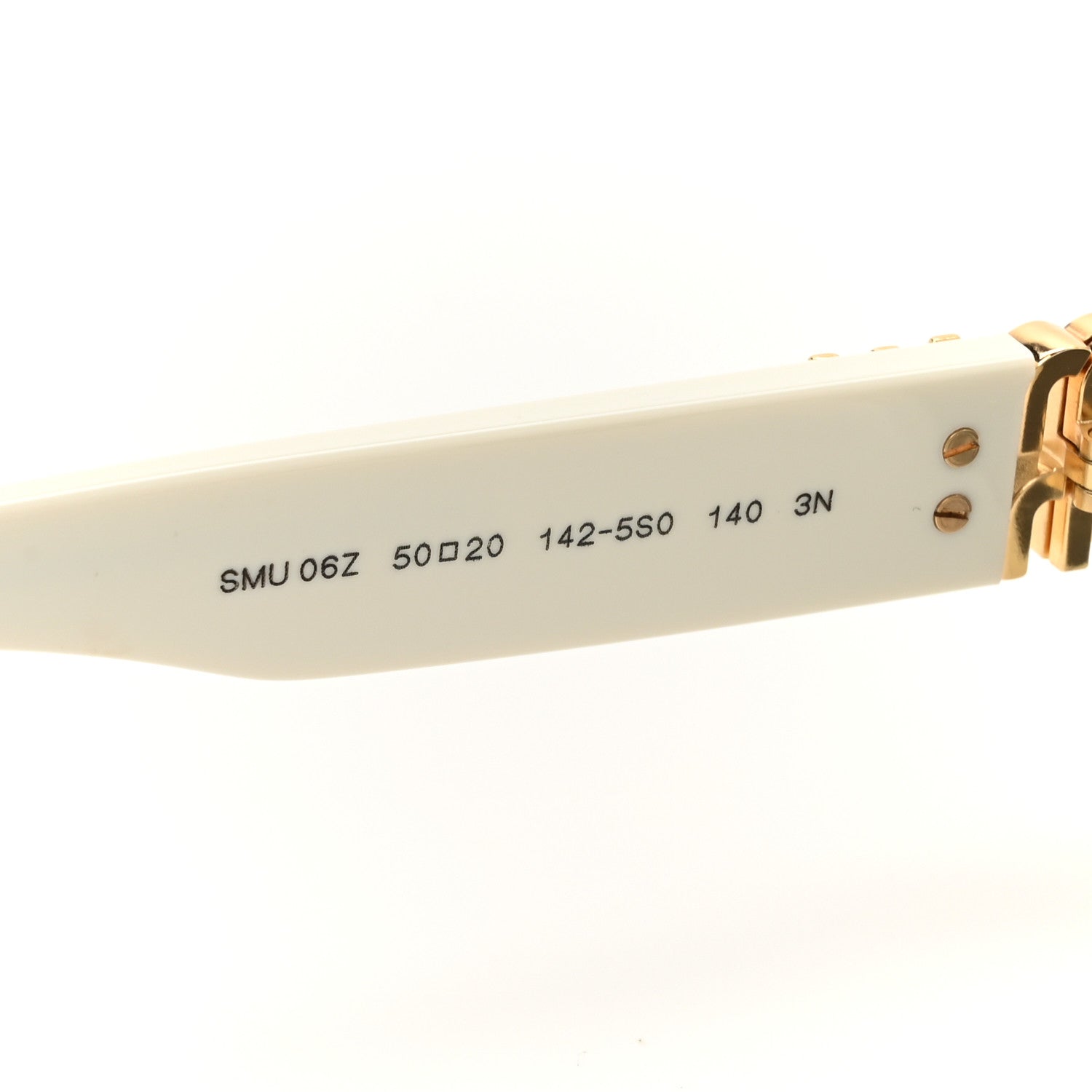 Miu Miu Acetate Oval Sunglasses SMU 06Z White 5 of 8