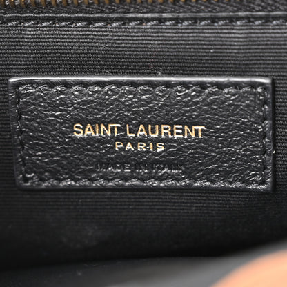 Saint Laurent Crinkled Calfskin Matelasse Monogram Medium Niki Chain Satchel Caramel 6 of 10
