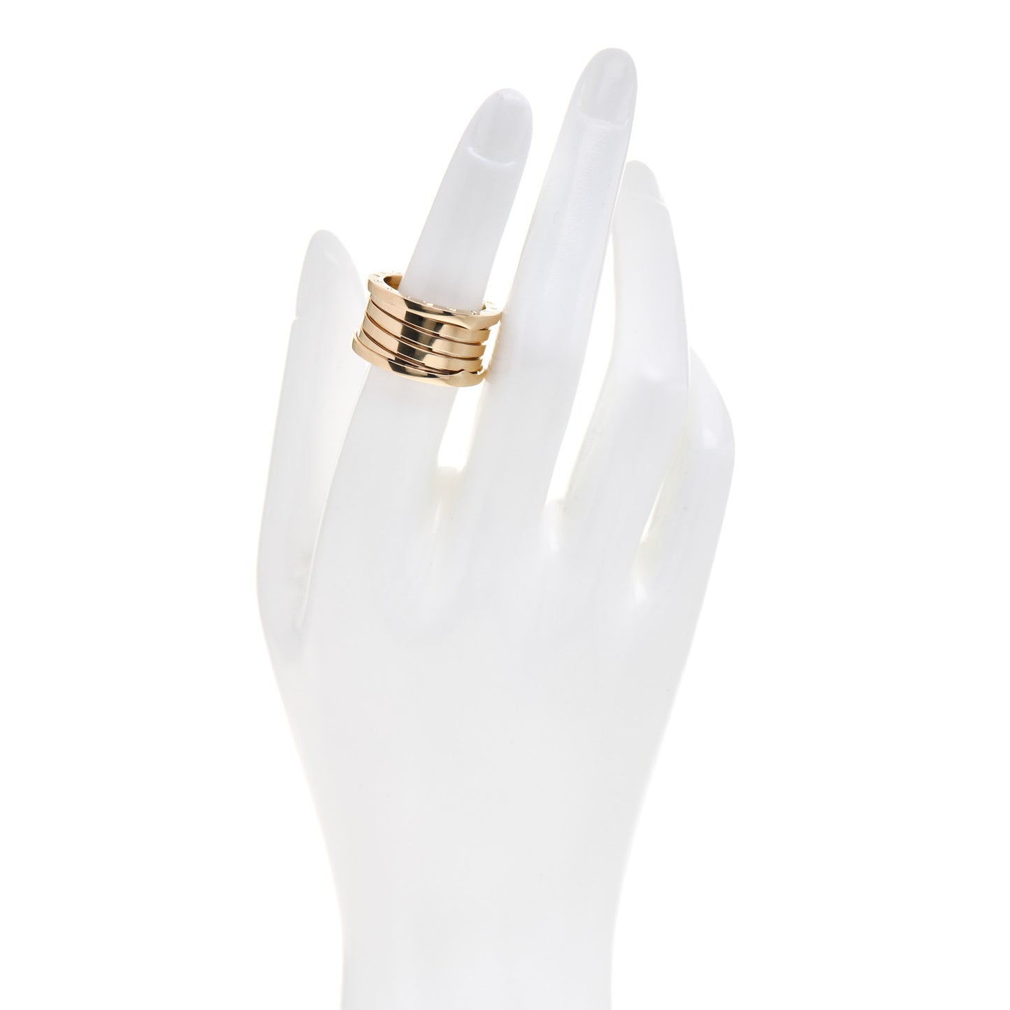 18K Yellow Gold B.Zero1 Four-Band Ring 55 7.25