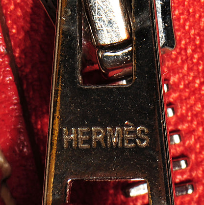 Hermes Fjord Garden Party Tote 36 MM Sanguine 11 of 13