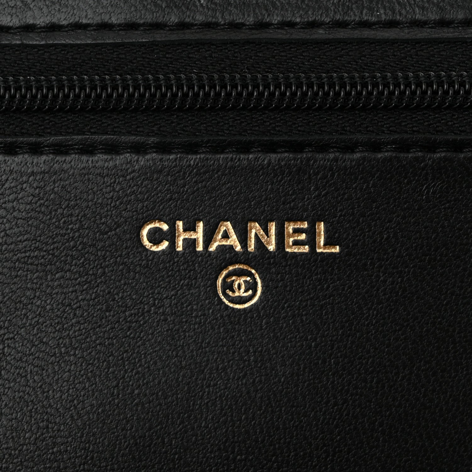Chanel Lambskin Quilted Pick Me Up Wallet On Chain WOC Black 6 of 12