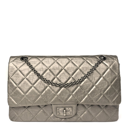 Chanel Metallic Aged Calfskin Quilted 2.55 Reissue 227 Flap Light Gold 1 of 10