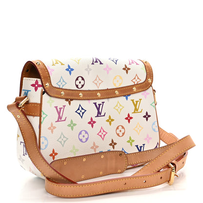 Louis Vuitton LOUIS VUITTON Monogram Multicolor Sologne White 2 of 15