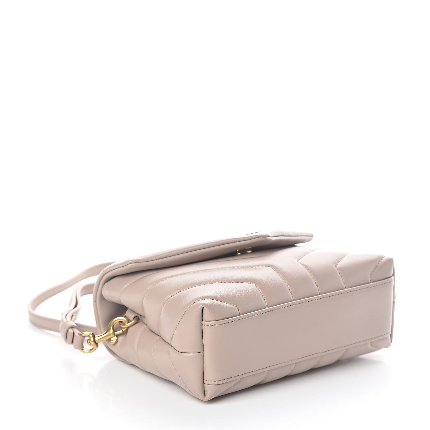 Calfskin Y Quilted Monogram Toy Loulou Crossbody Bag Marble Pink