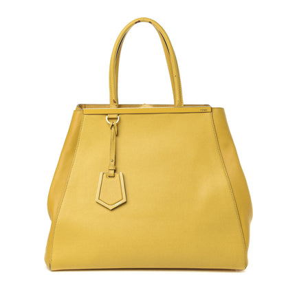 Fendi Vitello Elite Large 2Jours Tote Cedro 1 of 15
