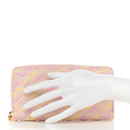 Louis Vuitton Empreinte Monogram Summer Stardust Zippy Wallet Pink 2 of 6
