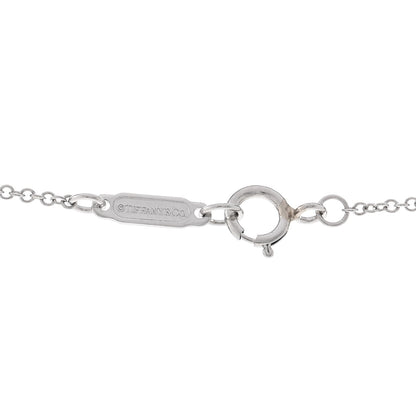 Tiffany Platinum Diamond .17ctw Small Paper Flowers Pendant Necklace 4 of 5